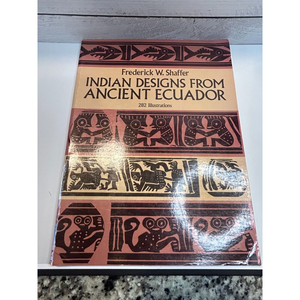 Indian Designs from Ancient Ecuador Book Pre Columbian Art Patterns Reference